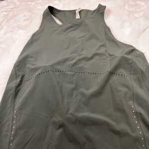 Lululemon Athletica Green Perforated Top